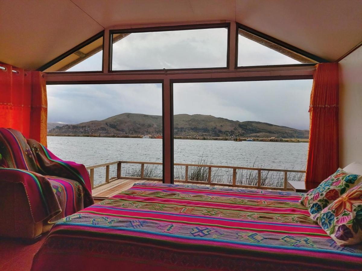 Uros Qhota Uta Lodge Puno Exteriör bild