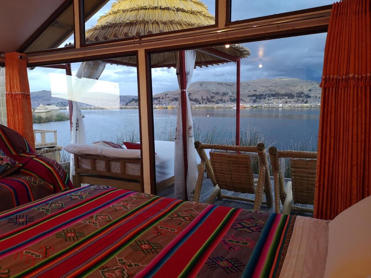 Uros Qhota Uta Lodge Puno Exteriör bild