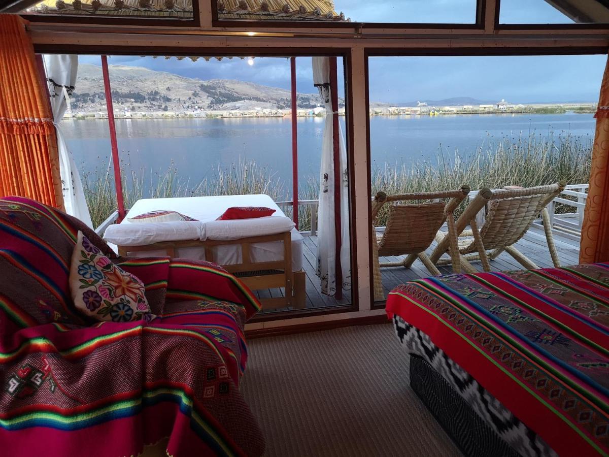 Uros Qhota Uta Lodge Puno Exteriör bild